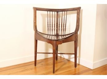 Vintage Spindle Corner Chair