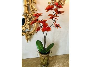 Vibrant Faux Orchid  Arrangement