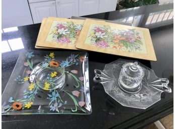 Pretty Floral Serving Pieces Perfect For Summer