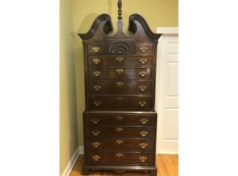 Stately HERITAGE FURNITURE HEIRLOOM Chippendale Style Highboy Dresser