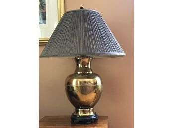 Nice Brass Lamp With Shade
