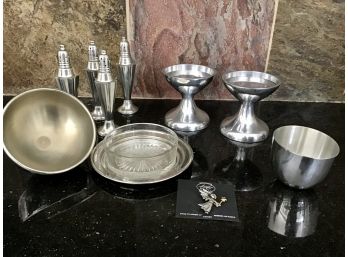 Great Lot Of  Pewter  Accessories