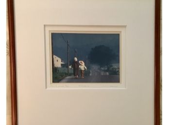 PHIL COLEMAN Amish Original Artwork Titled 'Family'