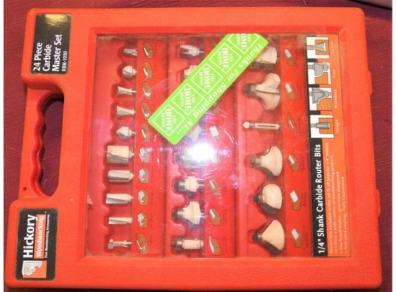 Hickory Woodworking Shank Carbide Router Bits