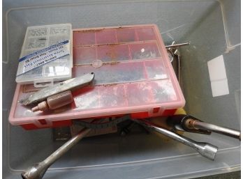 Box Lot Of Misc Tool Items