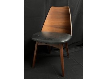 Vintage MCM Walnut Bentwood Chair By Foster McDavid