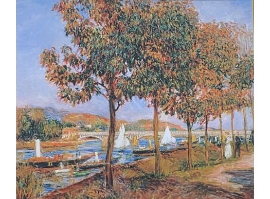 Pierre Auguste Renoir Lithograph, The Bridge At Argenteuil (278)