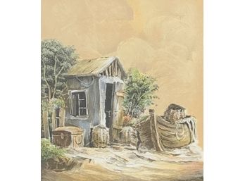 Jacov Nowogroder Lithograph, Old Country House