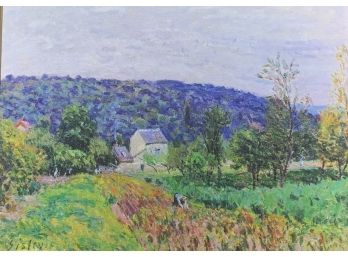 Sisley, Alfred  Gicle On Canvas Titles Hills Surrounding Paris (261)