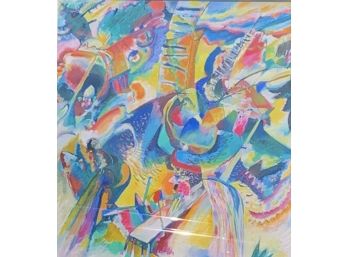 Kandinsky, Wassily  Lithograph, Titled 'Improvisation Klamm (255)