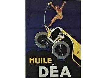 Print Of A Vintage Poster, Huile DEA