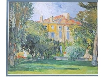 Paul Cezanne Lithograph, House At Jasdebouflen