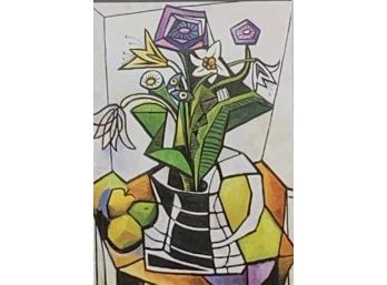 Erik Renssen Lithograph, Vase With Flowers (243)