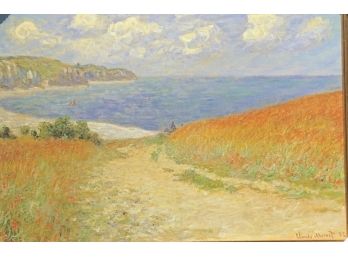 Claude Monet Giclee On Canvas, Path Thru The Wheat Fields  (260)