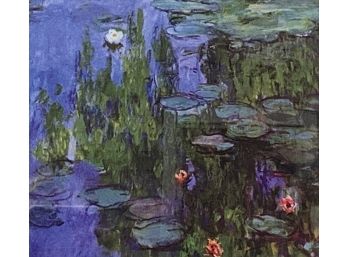 Monet, Claude Lithograph Titled Sea Rose Pond (214)