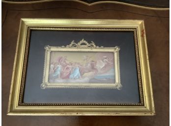 Antique 1900s  Guido Reni Print Aurora With Apollo And Chariot Beautifully Framed