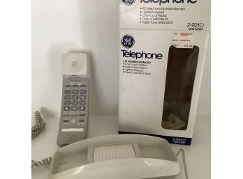 GE One Touch Desk Or Wall Phone With Original Box