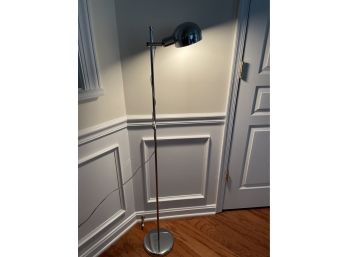 Vintage Silver Height Adjustable  Lamp