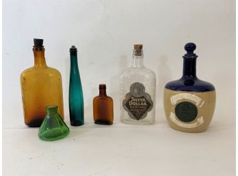 Group Of Antique Liquor Bottles