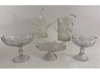 Group Of Antique Glass Items