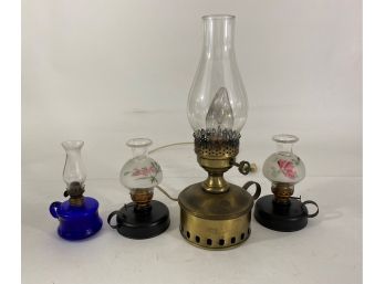 Group Of Vintage Lamps