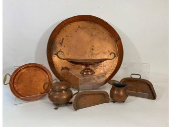 Group Of Copper Objects