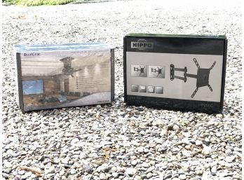 HIPPO 23'-42' TV Wall Mount And Qualgear Projector Ceiling Mount. New In Box, Never Used