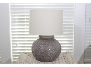 Charlotte Gray Ceramic Table Lamp