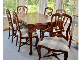 Antique Extension Table And Chairs