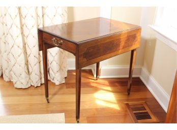 Vintage Company Of Permo-weld Master Craftsmen Drop Leaf Table