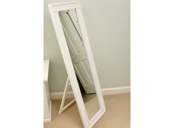 Crate & Barrel Floor Mirror With Collapsible Stand
