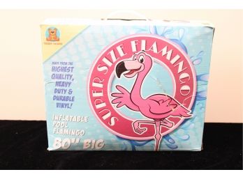 Super Size Flamingo Pool Float 80' BIG In Original Box