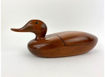Wooden Duck Trinket Box