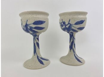 Set Of Ceramic Kiddush Cups
