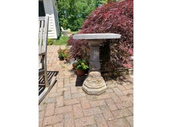 Cast Stone Plant Stand