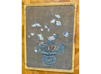 Asian Painting On Silk