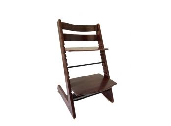 Stoke Tripp Trapp High Chair In Walnut Brown
