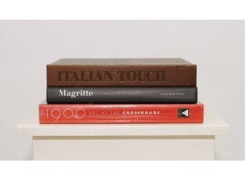 Collection Of Coffee Table Books - 3 Count