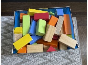 Wood Block Set, Multicolor