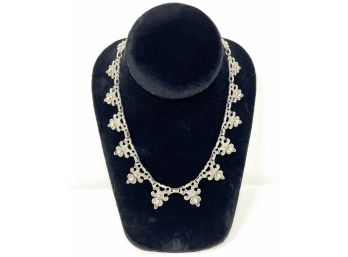 Striking Vintage Silver Plated Necklace