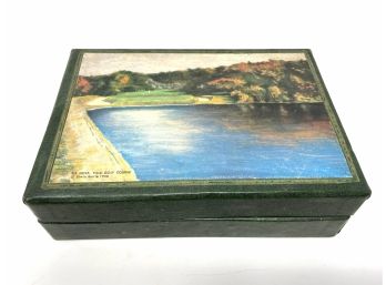 1958 Yale Golf Course Wooden Box, Image By Erwin Barrie