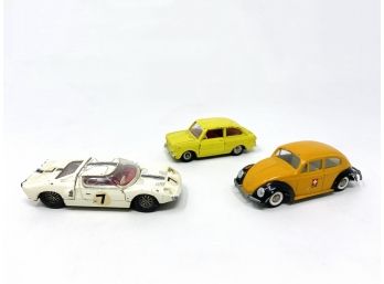 Three Great Toy Cars - Two Dinky Toys And One Tekno Car
