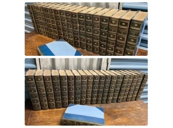 Set Of 38 Antique Hardcover Volumes Of Charles Dickens Published By Charles Scribner's Sons