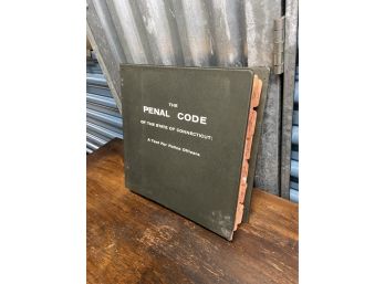 The Penal Code Of The State Of Connecticut: A Text For Police Officers (1971)