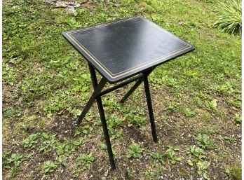 Handy Wooden Vintage Folding Tray Table