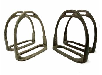 Two Pairs Of Vintage Horse Riding Stirrups