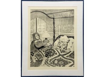 Limited Edition Original Etching 'All The Better To See You With, My Dear' By Nancy Reinke- 25 X 31