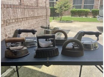 Group Of Antique Irons