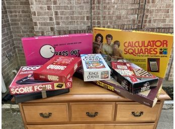 Small Group Of Board Games