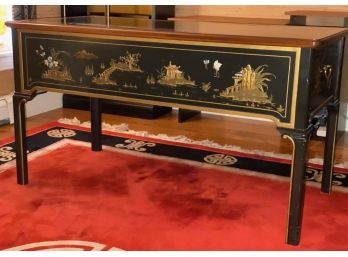 Sligh Chinoiserie Writing Desk And Chair